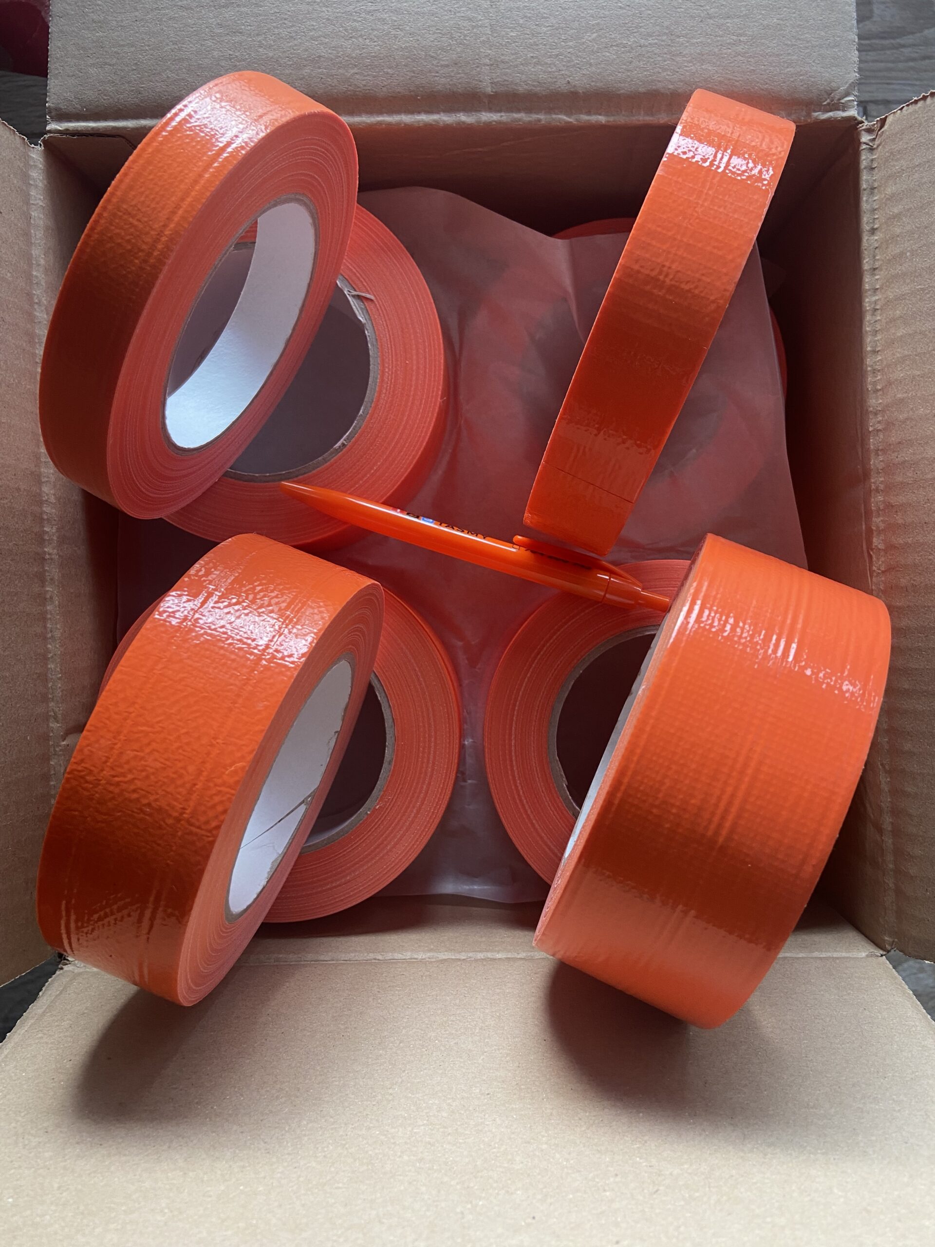 Taśma tynkarska pomarańczowa 48/50m 165 µm