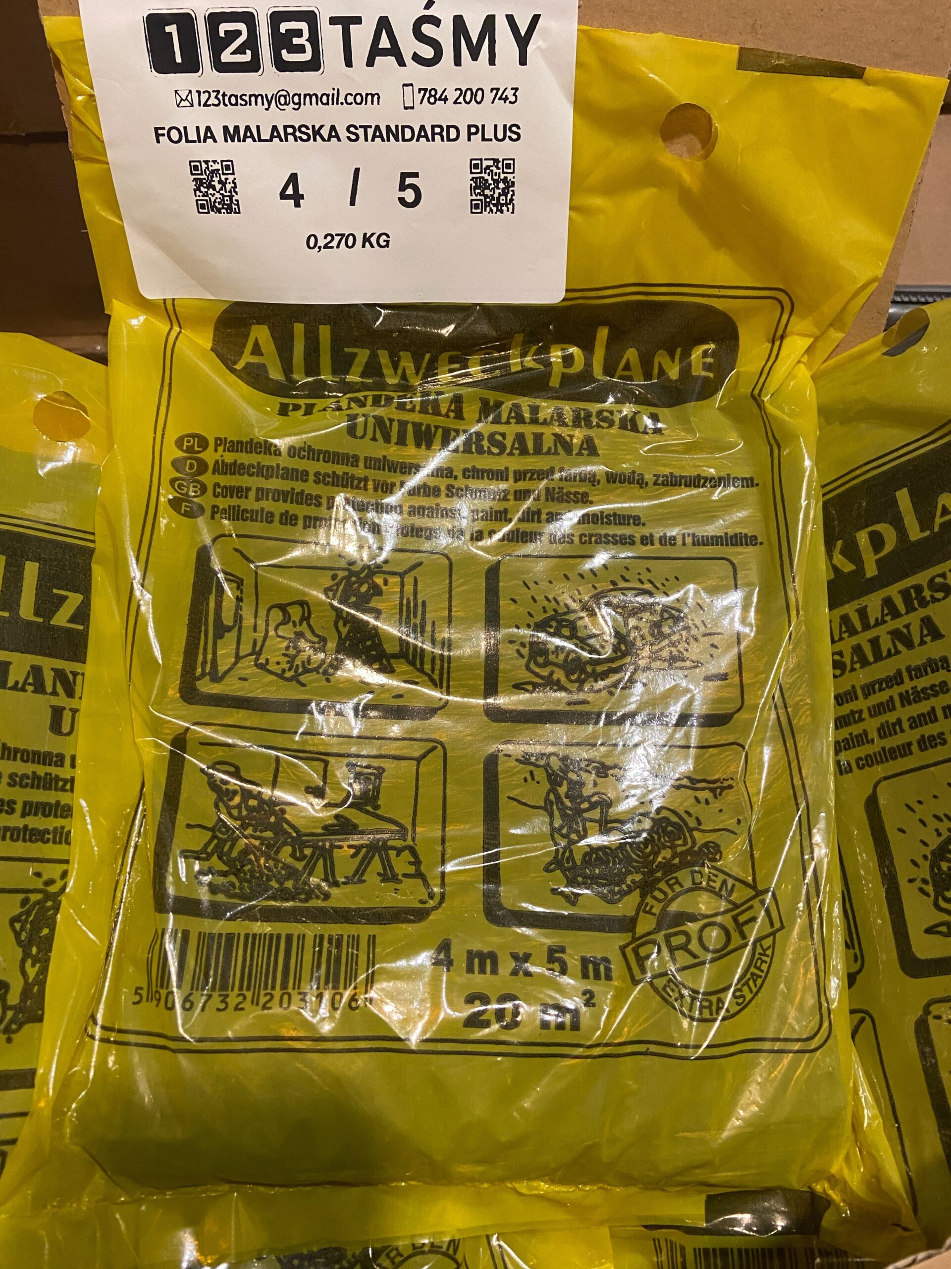 Folia malarska 4x5 Standard Plus 270g