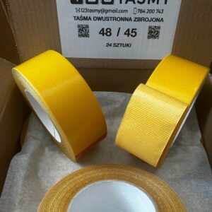 Taśma dwustronna zbrojona 48/45m 140 µm