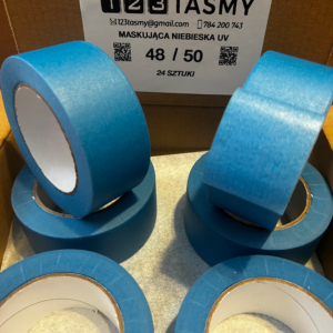 Taśma maskująca niebieska UV 48/50m 120 µm