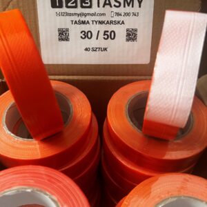 Taśma tynkarska pomarańczowa 30/50m 165 µm