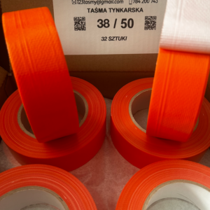 Taśma tynkarska pomarańczowa 38/50m 165 µm
