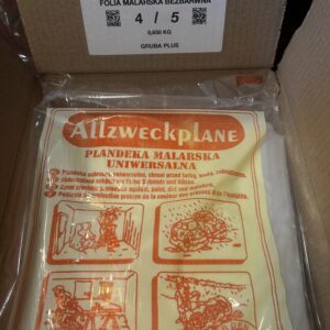 Folia malarska 4x5 Ekstra Mocna 650g Bezbarwna