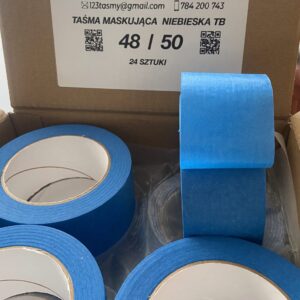 Taśma maskująca niebieska UV TB PL 48/50m 120 µm