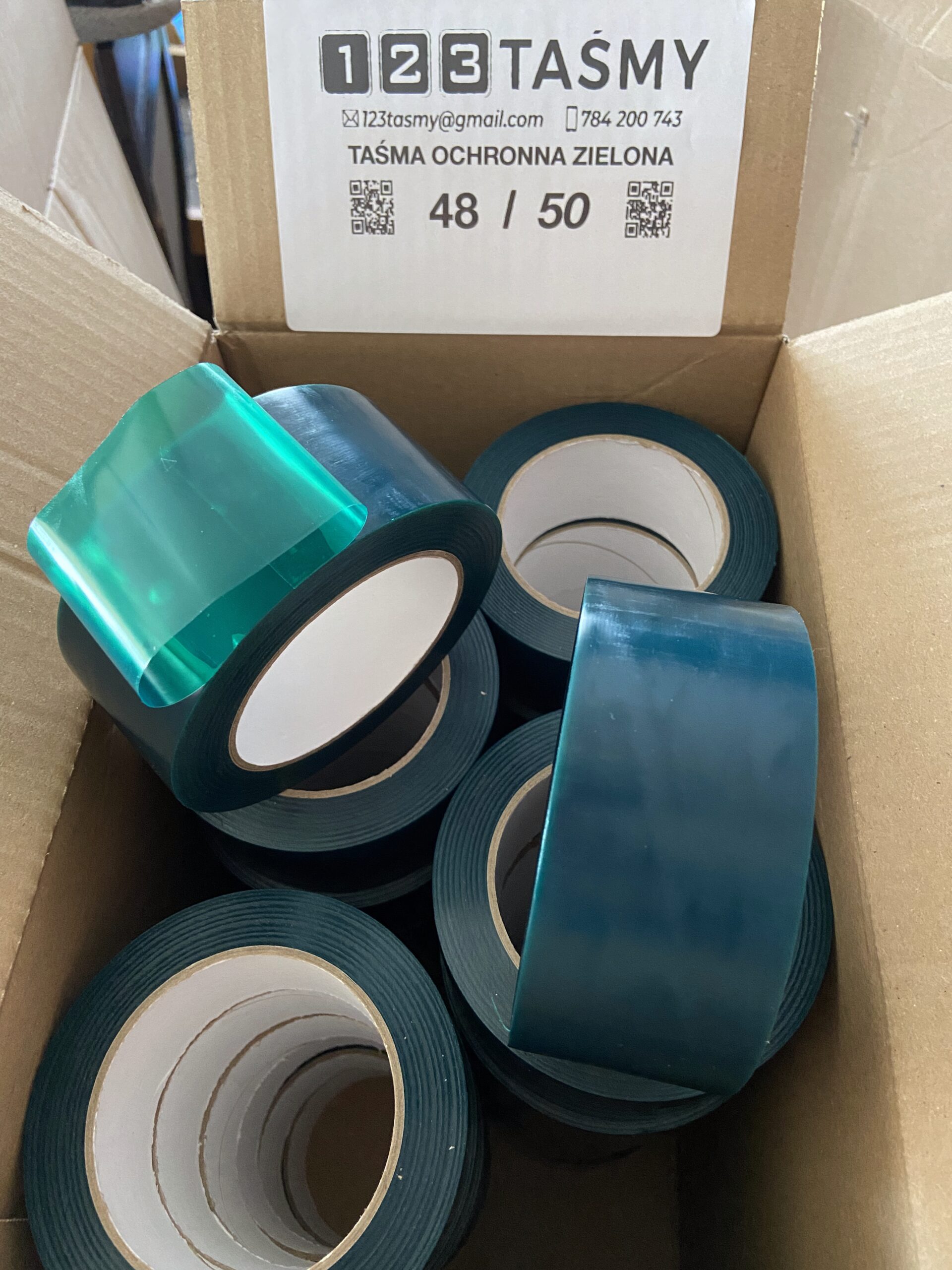 Taśma zielona folia